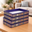 Multipurpose Decorative Viral Folding Paper Box (without net and Twister) Rectangle Cardboard Box DIY Tray for Gift Hamper, Gifting (Cardboard Folding Paper Box),Room Hamper,Wedding Hamper