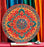 Round Ganpati Mandap with Stand – 18 Inch | Mandala & Peacock Theme + Jharokha Shape Option