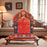 Round Ganpati Mandap with Stand – 18 Inch | Mandala & Peacock Theme + Jharokha Shape Option