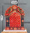 Round Ganpati Mandap with Stand – 18 Inch | Mandala & Peacock Theme + Jharokha Shape Option