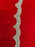 Golden Curvy Net Lace with Mirror, Moti & Embroidery Work | For Saree, Dress, Toran & Festival Décor