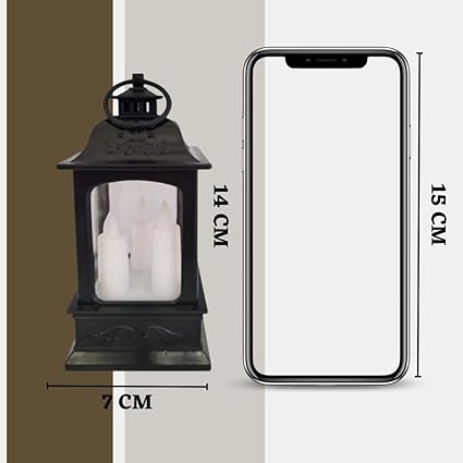 Acrylic Antique Hurricane LED Lantern Lamp and Wall Hanging Led Candle
