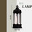 Lantern Antique LED Lamp perfect for decorative Candle