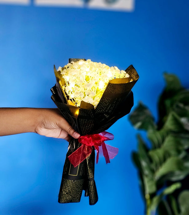 LED gypsy bouquet with wrapping for gifting – SATYAM KRAFT