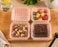 Transparent Square Food Container Box with Lid | Disposable Snack Box | Cake, Dry Fruits, Mukhwas Packaging Box | 12×12×6.5 cm