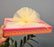 Decorative Folding Paper Box Net Rectangle Cardboard Box with Net DIY Tray for Gift Hamper, Gifting (Cardboard Folding Paper Box),Room Hamper,Wedding Hamper (Dark Pink)