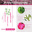 (43.2 inch) Artificial Wisteria Vine Ratta Fake Wisteria Hanging Garland Silk Long Hanging Bush Flowers String for Home Decor,Diwali Decor,Valentine's Day Decoration