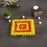 (32 cm) Diameter Artificial genda Marigold Flower Rangoli  square Mats