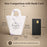 50 Pcs Paper Gift Bag with Handle for Wedding Return Gifts, Birthday Gifting, Hamper Packing, Chocolate, Dry Fruit, Jewellery, Cosmetics & Party Favour Packaging (Pack of 50)