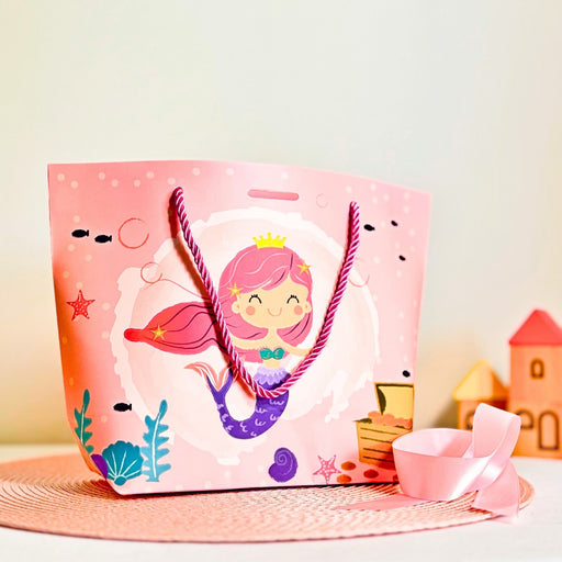 Pink Colour Kids Gift Bags (Small & Large Sizes) | Premium Paper Gift Bags for Birthday, Party Favors, Return Gifts & Gifting