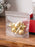 Multi Print Transparent Zip Lock Pouch  (Asthetic Designs) | 13 x 13 cm | Reusable Plastic Packaging for Cookies, Chocolates & Dry Snacks