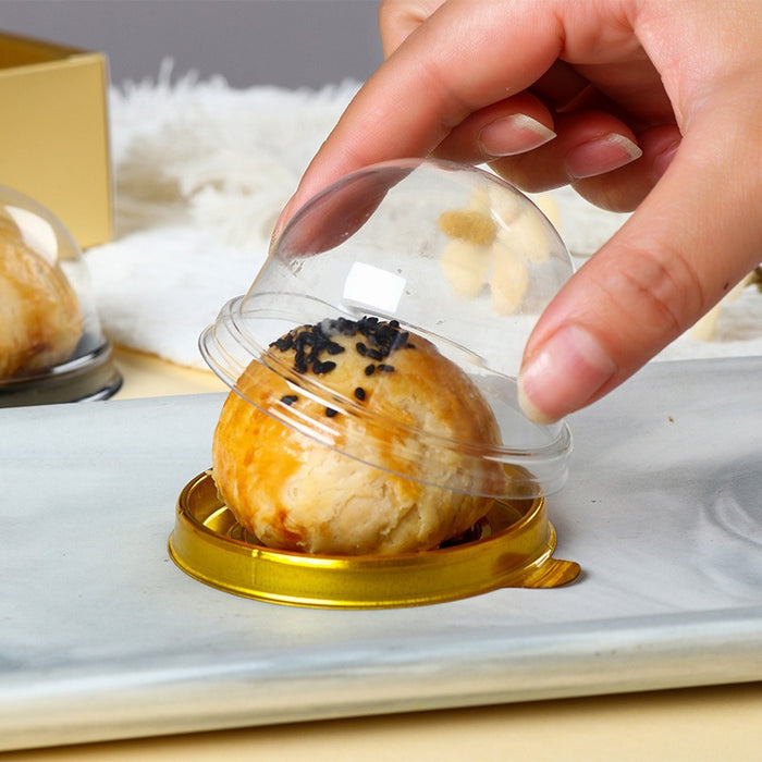 Mini Dome Food Cover (7.5 x 5 cm) | Transparent Food Cover for Sweets, Dry Fruits, Butter & Desserts | Dust & Insect Protection | Reusable Food Grade Cover