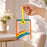 Cute  Gift Bag with Handle | Transparent PVC Return Gift & Hamper Bag | 14×12×19 CM | 3 Assorted Designs