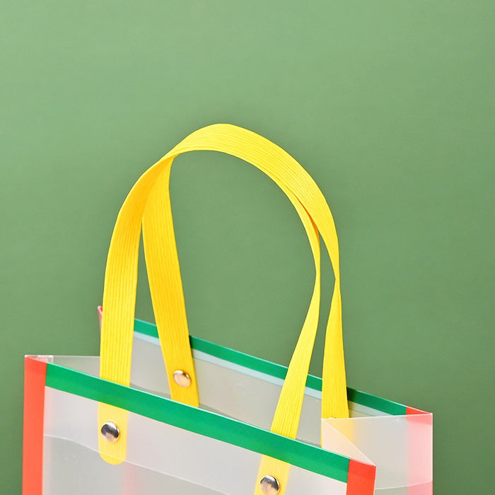 Birthday Theme PVC Gift Bag with Handle | Reusable Return Gift & Hamper Bag | 22×9×25 CM