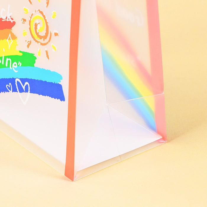 Birthday Theme PVC Gift Bag with Handle | Reusable Return Gift & Hamper Bag | 22×9×25 CM
