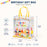 Birthday Theme PVC Gift Bag with Handle | Reusable Return Gift & Hamper Bag | 22×9×25 CM