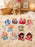 12 Pcs Baby Shower MDF Cutout 5-6 Inch Mix Design Set (Blue & Pink) | Baby Boy & Girl Hamper Decoration | DIY Welcome Baby Party Decor