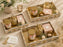 Multipurpose Golden MDF Cardboard Trays – Decorative Hamper & Gifting Packaging Set (9x12, 10x14, 12x16 Inches)