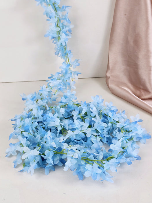 Artificial Ixora Flower Garlands, Wall Hanging decorative String Lines items for Anniversary Decoration, Home Decor, Pooja, Functions Decor (Small petals)