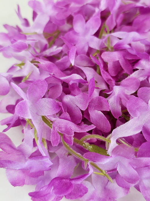 Artificial Ixora Flower Garlands, Wall Hanging decorative String Lines items for Anniversary Decoration, Home Decor, Pooja, Functions Decor (Small petals)