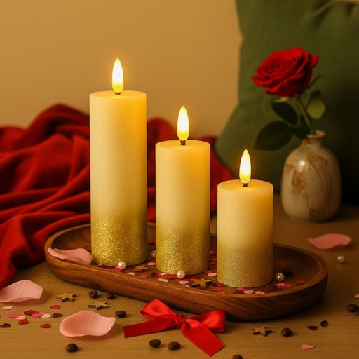 Tea Light Candles | Flameless, Smokeless & Unscented | Decorative Lights for Home Decor, Mandir, Wedding, Birthday, Engagement, Balcony & Room Decoration