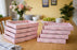 Pink Color Multipurpose Decorative Viral Folding Paper Box (without net and Twister) Rectangle Cardboard Box DIY Tray for Gift Hamper, Gifting (Cardboard Folding Paper Box),Room Hamper,Wedding Hamper