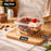 Transparent Packaging Box | Portable Disposable  Box for Picnic, Dryfruit Packing ,Camping, Gift Packing (3 Sizes Available)