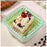 Transparent Square Food Container Box with Lid | Disposable Snack Box | Cake, Dry Fruits, Mukhwas Packaging Box | 12×12×6.5 cm