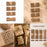 4 Pcs (8 meter)Premium Decorative Jute Lace Ribbons Combo Pack | Jute Lace Rolls for Hampers, Toran, DIY Crafts & Gift Decoration
