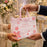 Floral PVC Gift Bags 13x10x4 inch (medium )