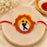 Handmade Crochet Kids Rakhi | Cute Cartoon Design Rakhi | Soft Cotton Thread Rakhi for Brother | Premium Raksha Bandhan Rakhi