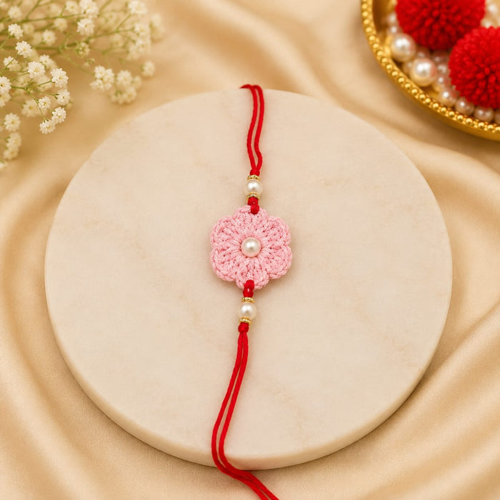 Handmade Crochet Kids Rakhi | Cute Cartoon Design Rakhi | Soft Cotton Thread Rakhi for Brother | Premium Raksha Bandhan Rakhi