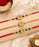 12 Pcs Premium Pearl Kundan Rakhi Charms | Square Mirror Design | DIY Rakhi Making Supplies | Bracelet, Lumba & Craft Decoration