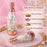 Small Size Golden Acrylic Box Champagne Design Plastic Storage Bottles (11.5 cm) | Perfect for Return Gifts, Chocolates, Dry Fruits & Invitations baatli,batli,chandi