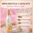 Small Size Golden Acrylic Box Champagne Design Plastic Storage Bottles (11.5 cm) | Perfect for Return Gifts, Chocolates, Dry Fruits & Invitations baatli,batli,chandi