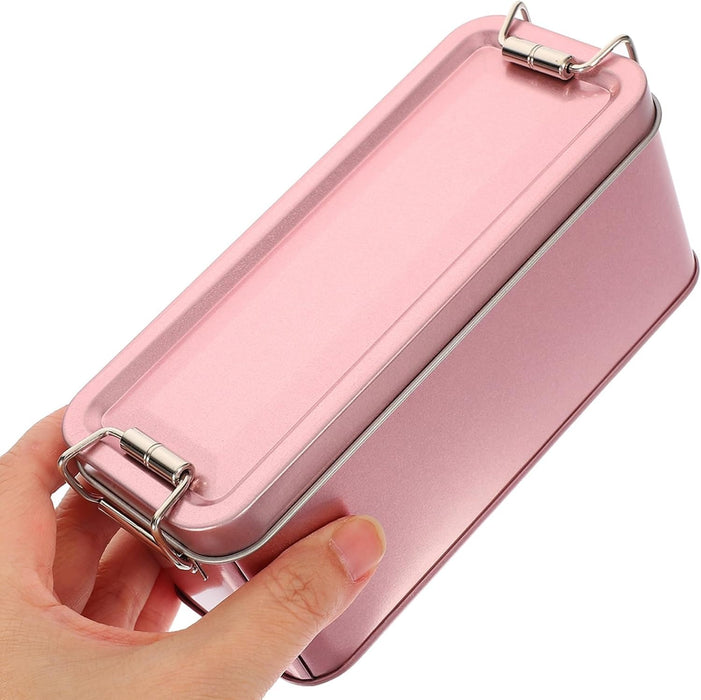 Premium Tin Material Packing Box (15×6×6 cm) | Food Container for Fruits,Desserts, Snacks, Gifting ,Tiffin, Picnic & Travel ( Not For Liquids )