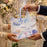 Floral PVC Gift Bags 13x10x4 inch (medium )