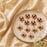 12 Pcs Lotus Kundan Rakhi Charms for DIY Rakhi Making | Enamel Metal Lotus Charms with Stone | Premium Raksha Bandhan Craft Supplies