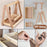 Premium Wooden Folding/Foldable Jhula Swing for ganpati , Baby shower , Balgopal Krishna Janmashtami | Traditional Palna for Laddu Gopal, Kanhaji Pooja, Home Mandir Temple Festival Decoration (Wooden Jhula)