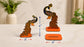 2 Pair (4 Pcs) MDF Peacock Cutout Pair With Stand | Traditional & Premium Decorative Peacock for Janmashtami, Krishna Jhula, Pooja, Festival, Mandir & Home Decoration JSK