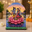 13 Pcs MDF Krishna Jhanki  Cutout  Set with stand   (Approx. 4 x 5 Inch) | Bal Krishna Leela Mini Table Top Decor for Janmashtami, Krishna Jhula, Mandir, Pooja & Festival Decoration JSK