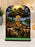 13 Pcs MDF Krishna Jhanki  Cutout  Set with stand   (Approx. 4 x 5 Inch) | Bal Krishna Leela Mini Table Top Decor for Janmashtami, Krishna Jhula, Mandir, Pooja & Festival Decoration JSK