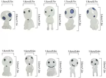 Elves Miniature Set for Unique Gift,Home, Garden Decor Decorative Showpiece - 3.6 cm  (Resin, Clear)