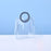 Small Transparent Bags with Circle Handle Gift Paper Bag, Carry Bags, Gift Bag, Gift for Birthday, Valentine, Marriage, Festivals, Season's Greetings and Events (Blue) (Small)(18 x 9 x 20 cm)