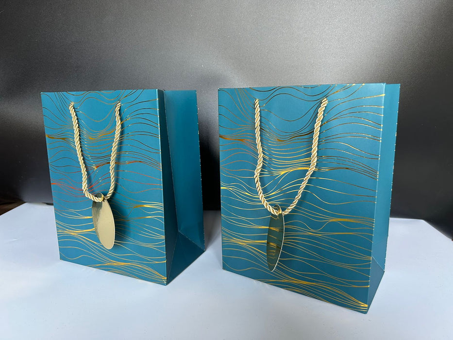 Random Colour Big Size Paper Bag With Handle 32 x 26 x 12 cm Gift Paper bag, Carry Bags, gift bag, gift for Birthday, gift for Festivals, Season's Greetings and other Events