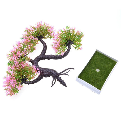 Artificial Bonsai Tree with Designer Pot for Home Decor, Room Decorations, Living Room Table, Diwali Decoration Plants and Craft Items Corner (Pack of 1)