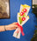 1 Pcs Ready to use Crochet Bouquet for Best Wishes, Gifting, Valentine, Wedding, Home Decor, Office, Bedroom, Balcony Decoration Items, Welcoming(Fabric)