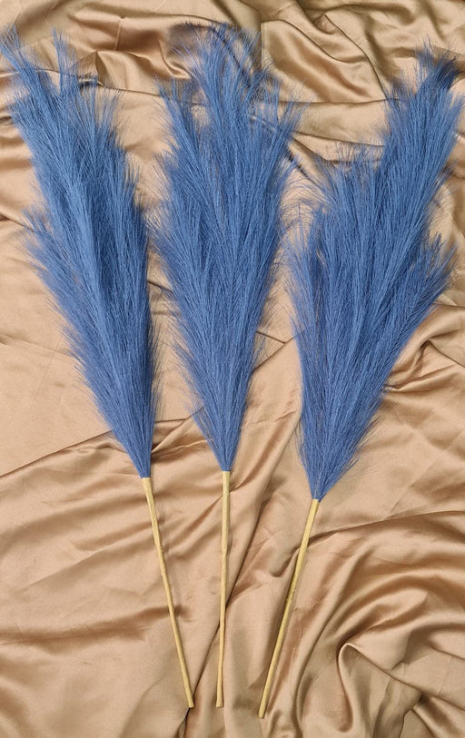 Artificial Big Pampas Grass Flowers Plant Home, Room, Office, Bedroom,Living Room, Table Decoration Craft Items Corner (Without Vase Pot) (32.5 Inch)