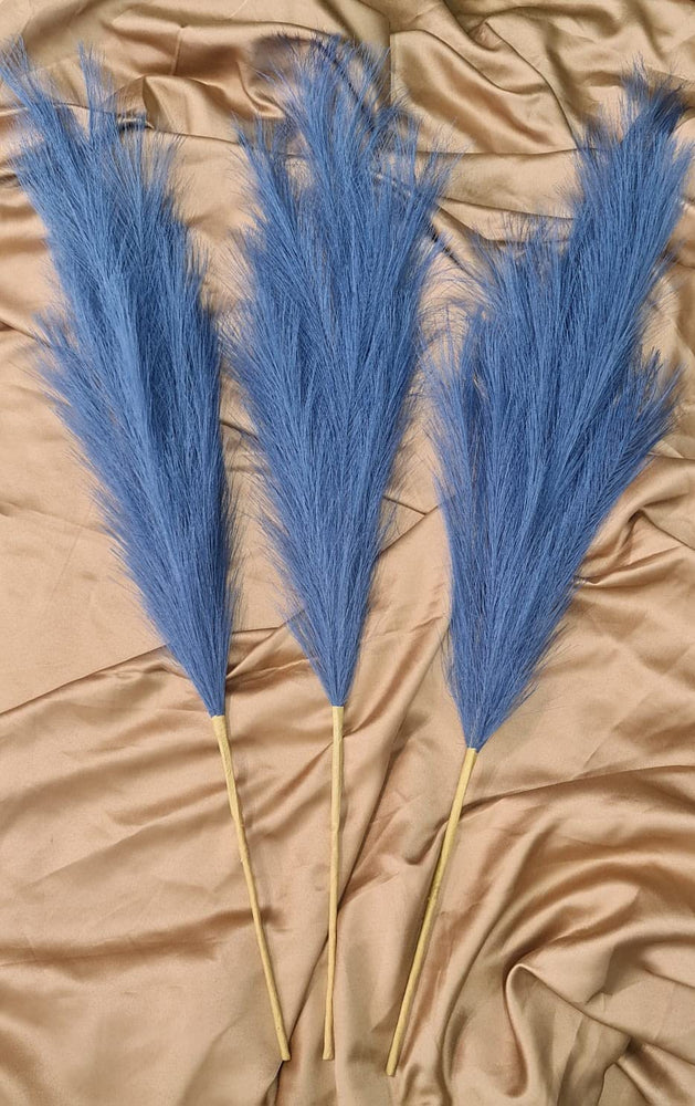 Artificial Big Pampas Grass Flowers Plant Home, Room, Office, Bedroom,Living Room, Table Decoration Craft Items Corner (Without Vase Pot) (32.5 Inch)