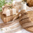 4 Pcs (8 meter)Premium Decorative Jute Lace Ribbons Combo Pack | Jute Lace Rolls for Hampers, Toran, DIY Crafts & Gift Decoration